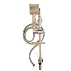 Soap holder handle shower hose Cheap Price LT-HS3 In-wall mount single handle bathroom rain shower