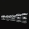 plastic jar cosmetics luxury 30g 20g 10g 5g Mini Cosmetic Empty Jar 5 ml clear plastic sample jars for cosmetic sample container