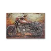 Large Motorcycle Modern 3D Metal Wall Art for Home Office Decor