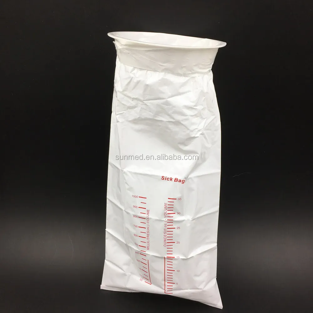 disposable sick bag