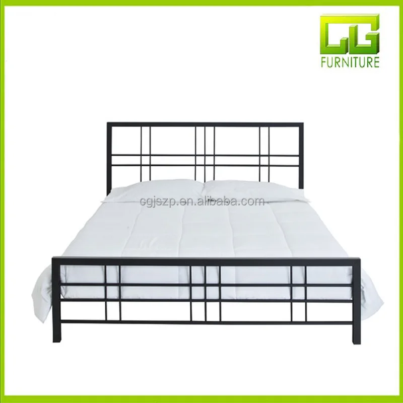 Home bedroom furniture antique iron folding metal bed