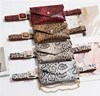 New arrive snake skin waist belt bag women animal patterns fashion fanny packs ladies chain bag belts