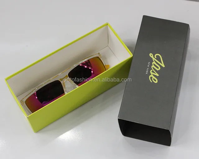 kraft paper gift box for custom wholesale sunglasses case yt7005