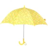 Xiamen yellow white dot kids rain party unbreakable umbrella character umbrellas with name tag