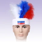 Event and party supplies pretty feather wig with knitted headband