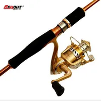 

Competitive Price 2.1m Carbon Fiber Blank Fishing Spinner Pole Rod With Fishing Reel fishing rod and reel combo