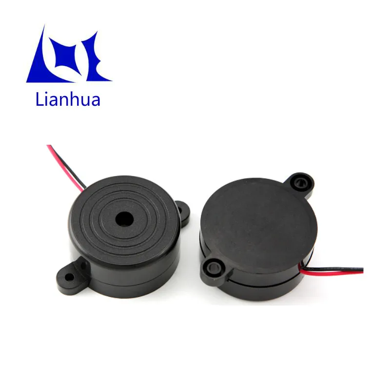 45*26mm 12V DC 100db piezo buzzer alarm buzzer LPB4526W hxd buzzer with alarm clock