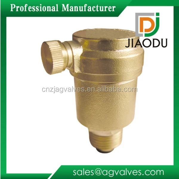 customized forged npt cw617n brass water pipe air vent valve