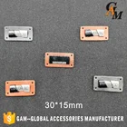 STOCK AVAILABLE 2019 New Design Fashion Particular metal leather PU label for garment handbag shoes