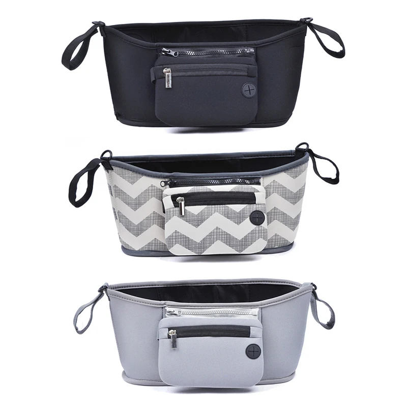 Universal Fit Mummy Neoprene Nappy Pouch Baby Stroller Organizer Bag, Black, gray, chevron,
Universal Fit Mummy Neoprene Nappy Pouch Baby Stroller Organizer Bag, Black, gray, chevron,
