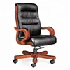 Top Grain Genuine Leather Senior Official Manager Office Chair (FOH-A79)