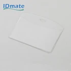 Waterproof pvc id badge conference name card holder