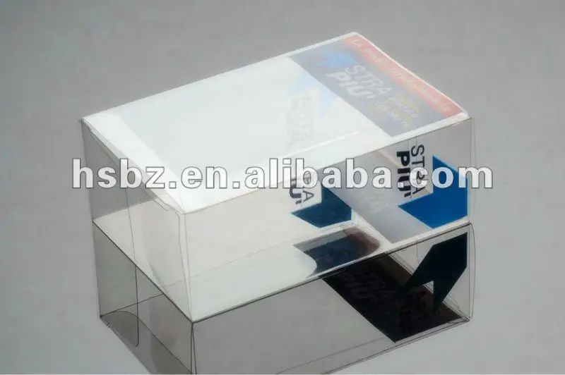 paper gift box with clear pvc window pvc waterproof junction b