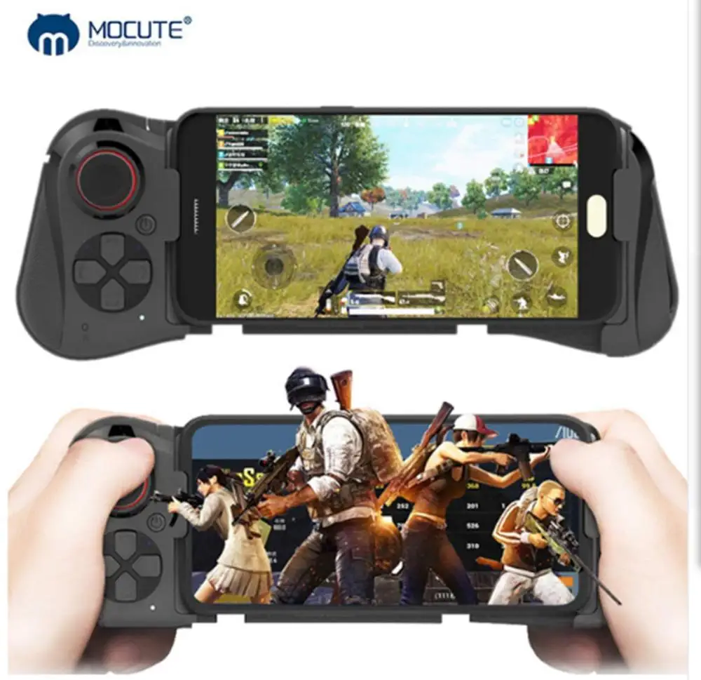 

Mocute 058 Wireless Game Controller Mobile Joystick Bluetooth Gamepad for iOS Android, Black