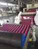 Double color line zebra PVC mat / stripe Antislip pvc coil mat /pvc floor mat