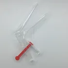disposable plastic medical vaginal speculum with french type for gynaecologic examina
