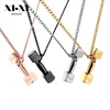 Fashion Sport Fitness Jewelry Barbell Pendant Dumbbell Necklace for women and men
