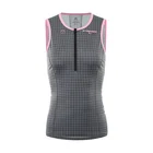 100% Polyester OEM Cycling Jersey/Custom Compression Cycling Wear Sleeveless Triathlon Triathlon Top