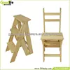 Real wooden folding ladder,wooden chair china wholesale