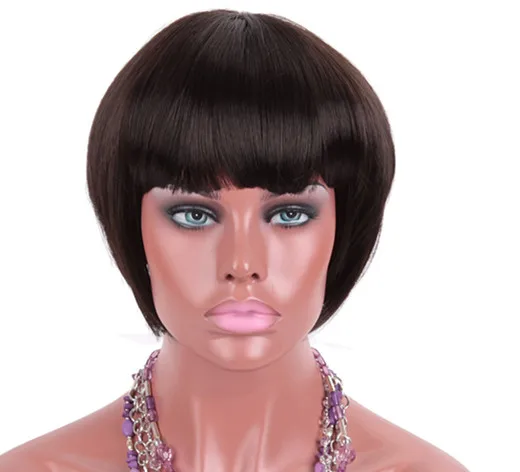 Fast Shipping New Style Straight Hair Synthetic Wig Mahine Made Short Synthetic Wigs
Fast Shipping New Style Straight Hair Synthetic Wig Mahine Made Short Synthetic Wigs
