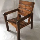 outdoor leisure wooden recliners back-rest restaurant chair for dinner