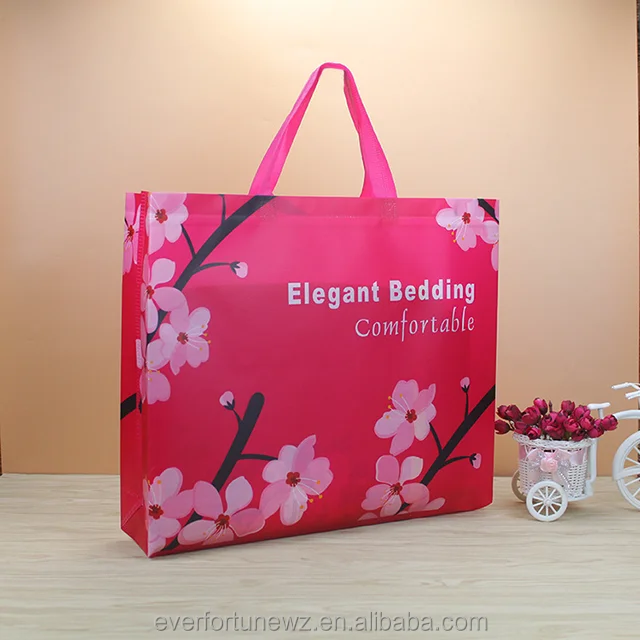shopping bag for clothing flower t-shirt rose packaging
