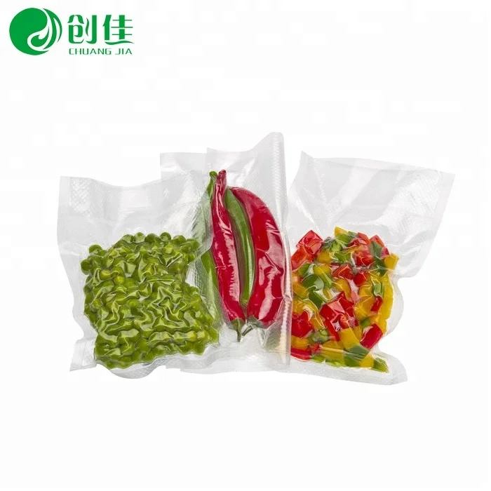 wholesale frozen food plastic pouch high barrier packaging bags for vacuum sealer