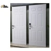 wooden edge steel door with PVC coated, PVC coated steel door ( Candy-pvcd01)