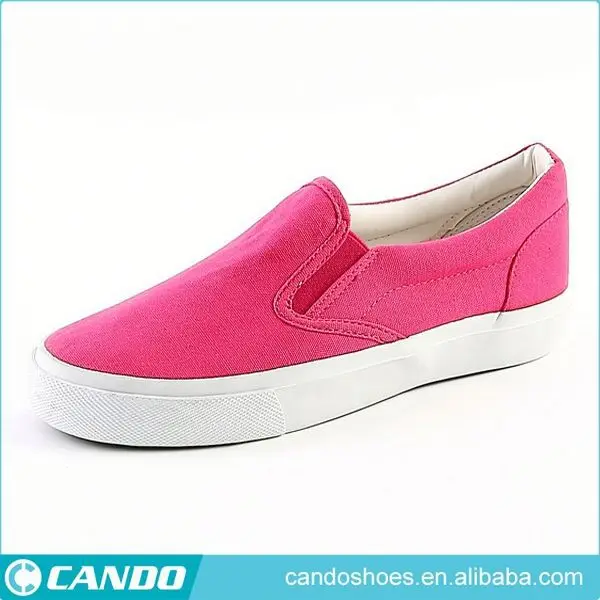 Fashion Shoe, Flat Heel China Wholesale Comfortable Canvas Footwear, Rubber Shoe Paint