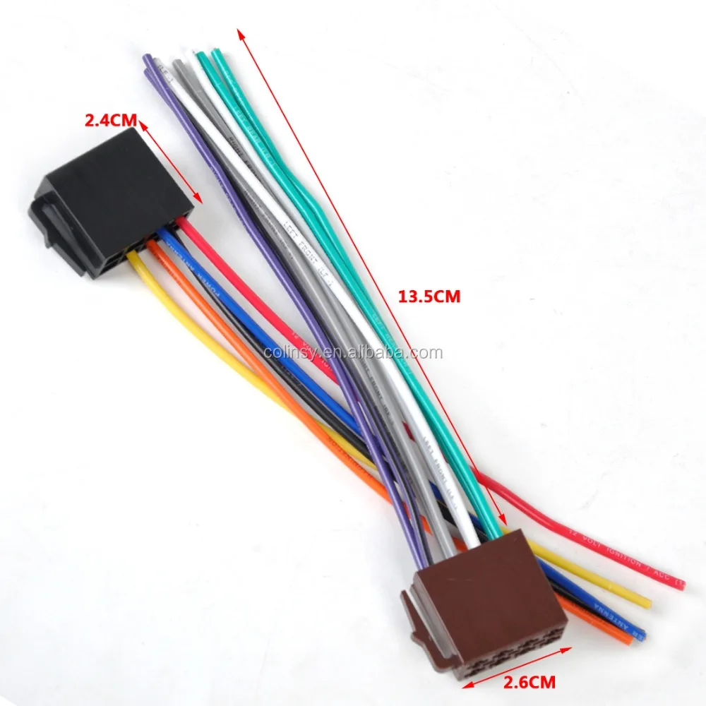 Automotive Radio Wire Harness Female Adapter Connector Cable For Car Stereo System For Mercedes Bmw Audi Vw Toyota Kia - Buy Radio Wire Harness,Atv Wiring ...