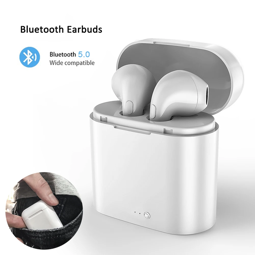 i7 tws bluetooth stereo earphone wireless earbuds with charging case for iphone for samsung earphones headphones, Black;white
i7 tws bluetooth stereo earphone wireless earbuds with charging case for iphone for samsung earphones headphones, Black;white