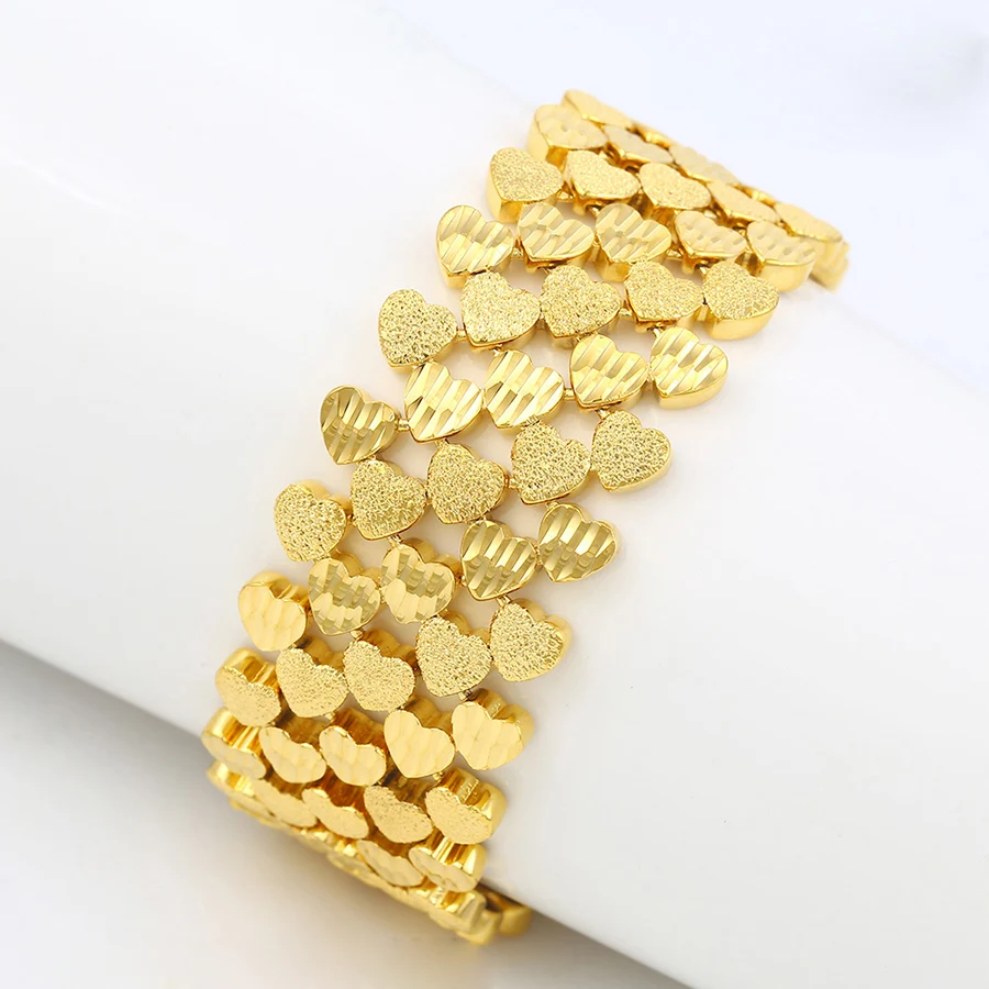 74486 wholesale India jewellery big gold bracelet,heart shaped gold tennis bracelet
74486 wholesale India jewellery big gold bracelet,heart shaped gold tennis bracelet