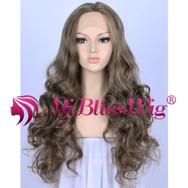 Wholesale Cheap Heat Friendly Realistic Fiber Hair 24 Inch Light Brown Long Natural Straight Wavy Lace Wig Synthetic for Women
Wholesale Cheap Heat Friendly Realistic Fiber Hair 24 Inch Light Brown Long Natural Straight Wavy Lace Wig Synthetic for Women