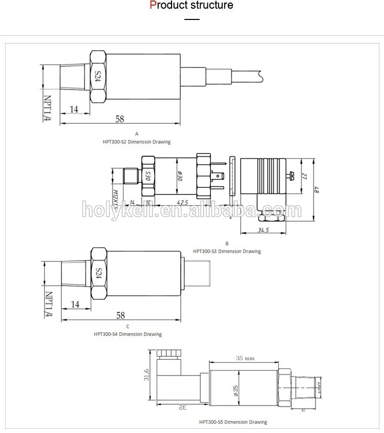 hpt300-s pressure sensor dimension and wiring.jpg