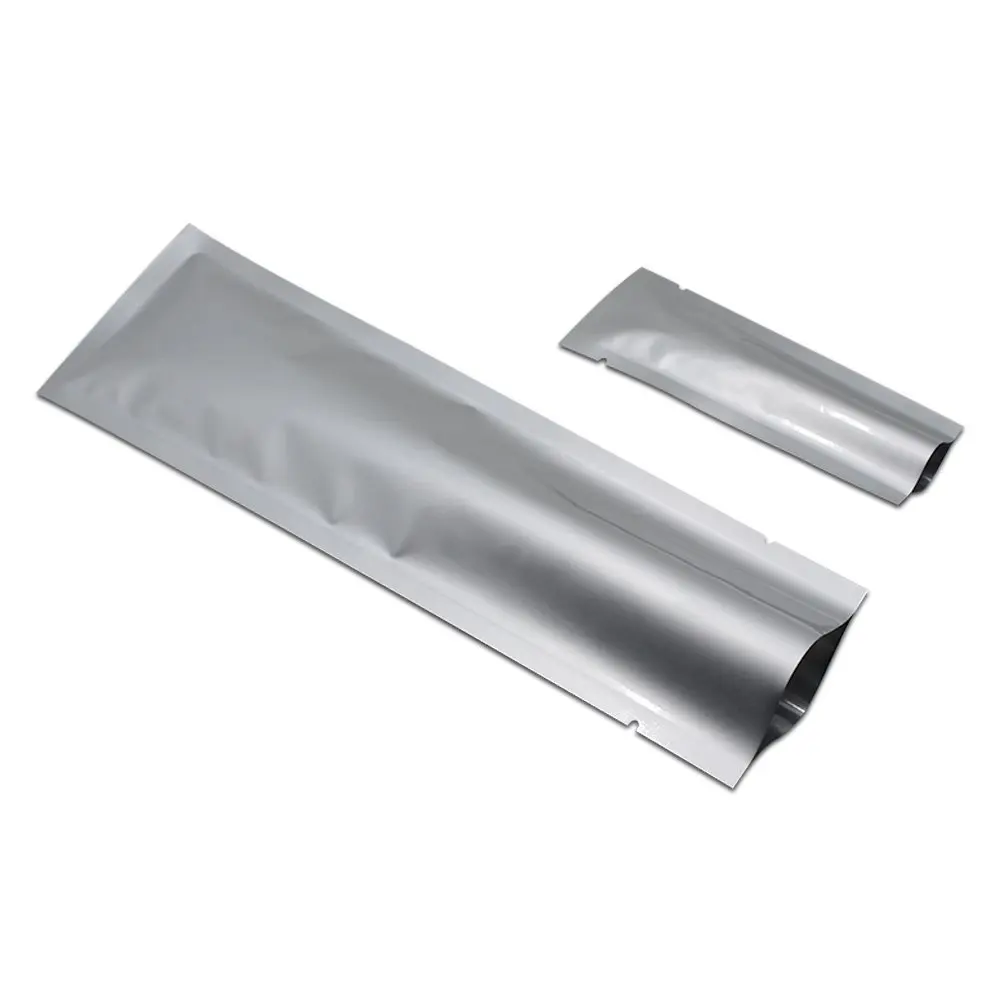 Vacuum Heat Sealable Mylar Pure Foil Bag Pouch For Sampling Packaging