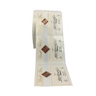 Customized Packaging Sticker for Wine, Gold Foil Logo Wine Bottle Sticky Label