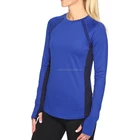 Quick Dry Sports Running Yoga Clothes Long sleeve Women Jacket Fitness Gym Shirts Tops Recycled Fabric