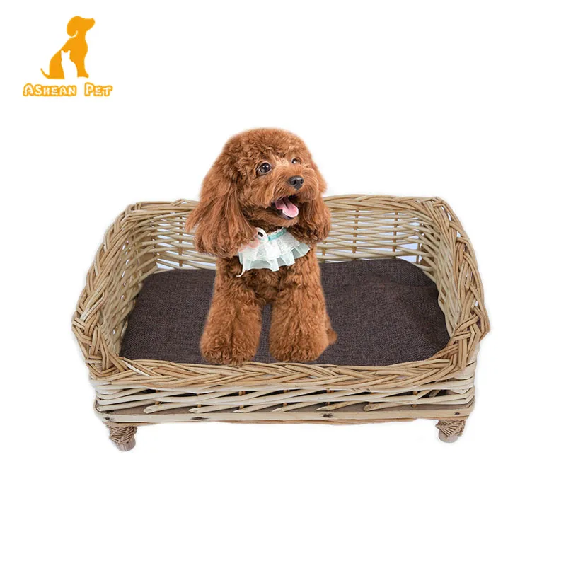 Wholesale Summer Eco-friendly Gray Wicker Rattan Rufus Pet Dog Bed With Legs, Colorful
Wholesale Summer Eco-friendly Gray Wicker Rattan Rufus Pet Dog Bed With Legs, Colorful