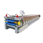 Hot Sale Double Layer Color Steel Tile Roof Sheet Roll Forming Machine