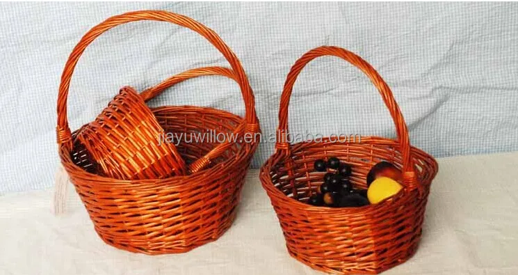 supermarket shopping basket flower basket stand with handle