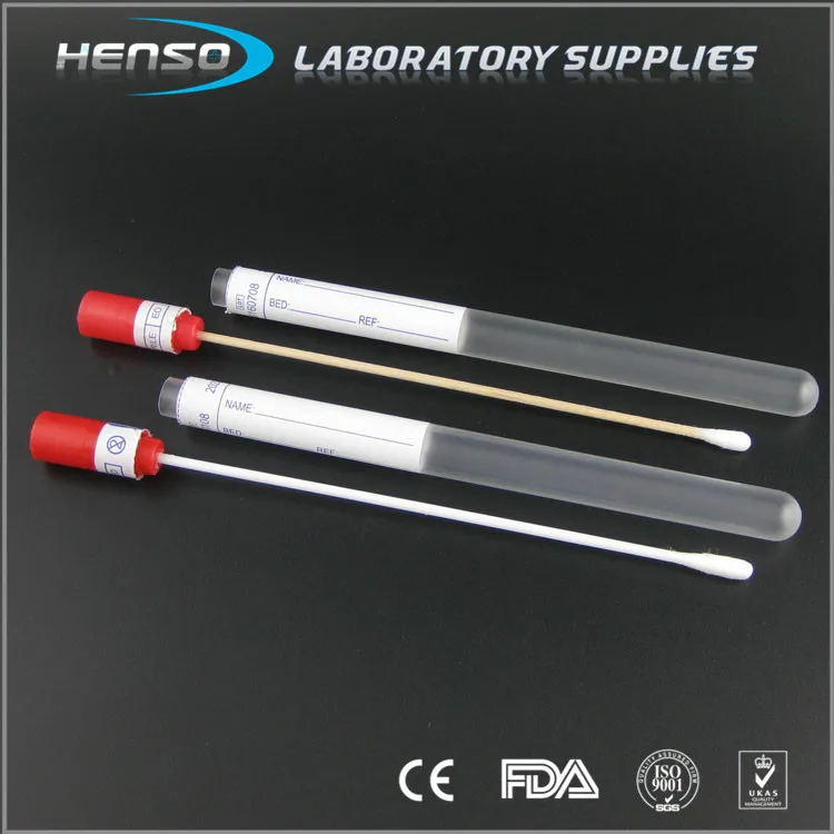 Henso Medical Sterile Dacron Swab In Transport Vial Buy Dacron Swab