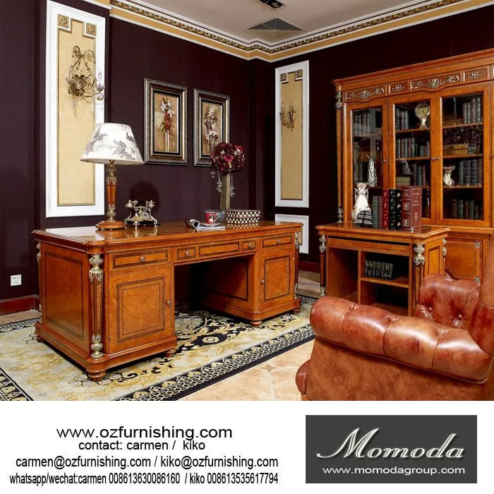 Yb29 Italia Tradicional De Caoba Rey Tamaño Maestro Dormitorio Real De