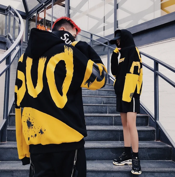 Wholesale lovers autumn and winter new Korean version of hip hop sweater students hooded loose plus velvet jacket female
Wholesale lovers autumn and winter new Korean version of hip hop sweater students hooded loose plus velvet jacket female
