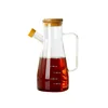 Clear Glass Cooking Oil Bottle Sauce Pot