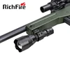 red green big lens zoom led tactical flashlight hunting torch