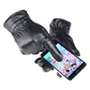 High quality top selling winter warm touch screen function leather glove in various patterns