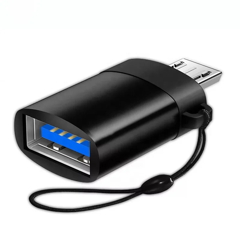 Aluminum Micro male to usb 3.0 female otg adapter with key lanyard, Black;grey;gold;rose gold;silver
Aluminum Micro male to usb 3.0 female otg adapter with key lanyard, Black;grey;gold;rose gold;silver