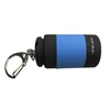 Goldmore1 Wholesale USB Rechargeable Mini Size Plastic LED Keychain Torch With Flexible Head