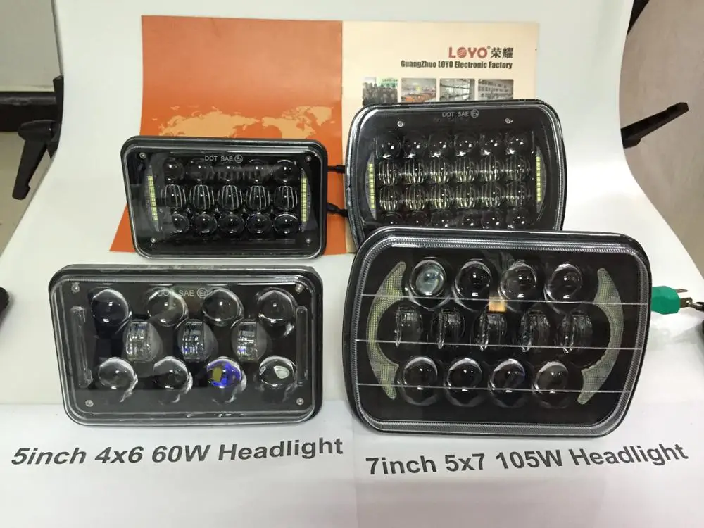 4x6 square headlight