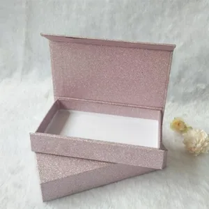 customized cardboard packaging glitter gift box with magnet